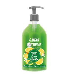 Lot de 2 gels lavant mains extrême citron menthe 